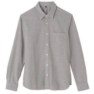 MEN ORGANIC COTTON FLANNEL BUTTON DOWN SHIRT
